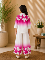 Blossom Printed Co-Ord Set for Girls – Premium Imported Cotton