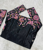 Girls Designer Chinon Silk Sharara Set with Dupatta – Embroidered Party Wear