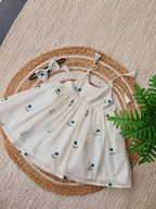 Aarohi Mul Chanderi Embroidered Girls Party Dress