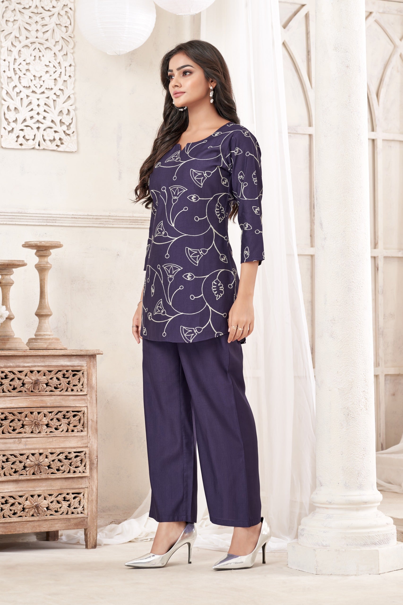 Women Verican Cotton Co-Ord Set | Premium Soft Breathable Casual Travel & Lounge Wear