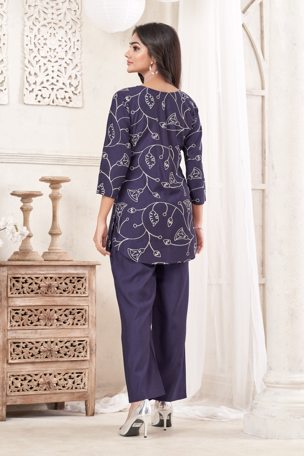 Women Verican Cotton Co-Ord Set | Premium Soft Breathable Casual Travel & Lounge Wear