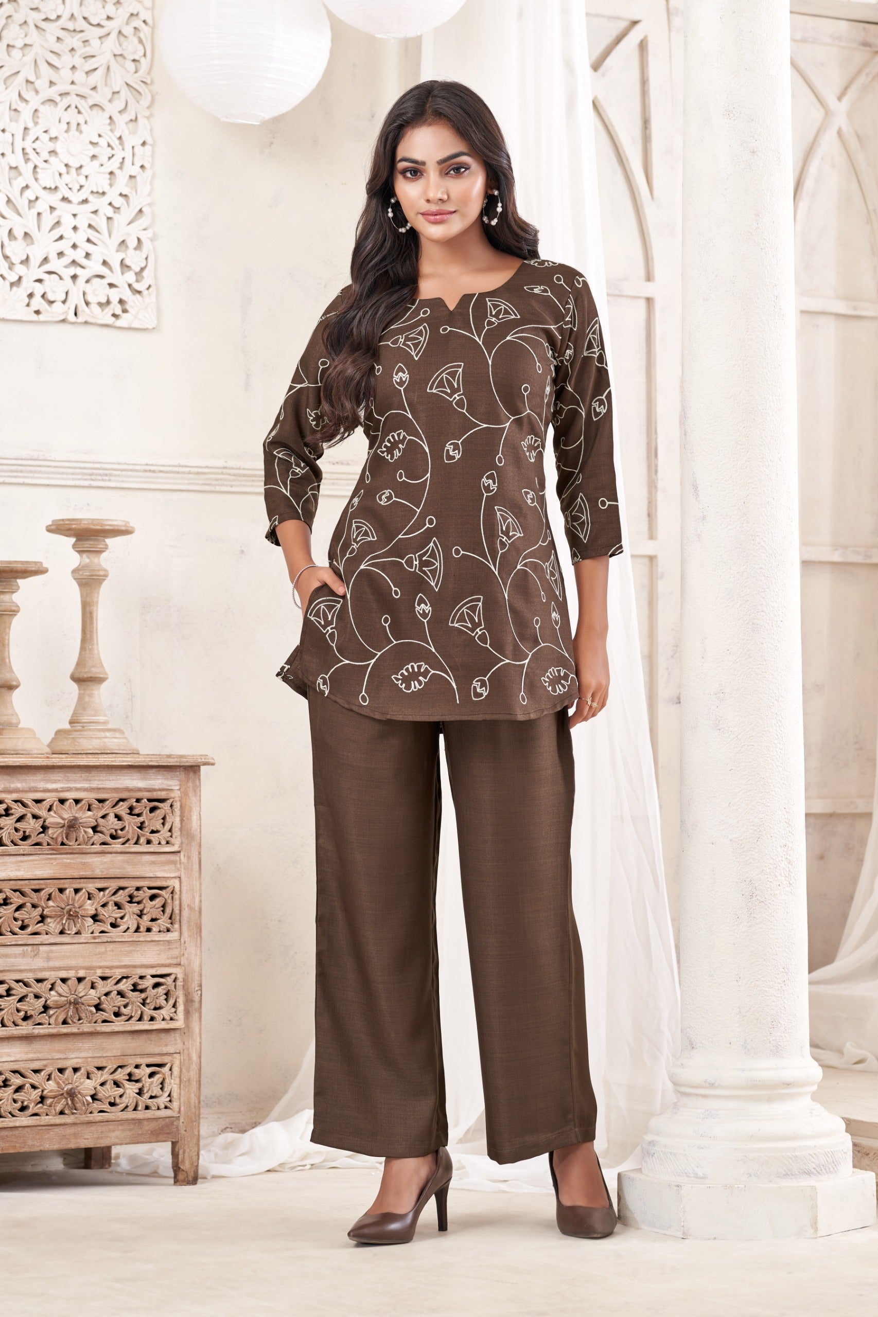 Women Verican Cotton Co-Ord Set | Premium Soft Breathable Casual Travel & Lounge Wear
