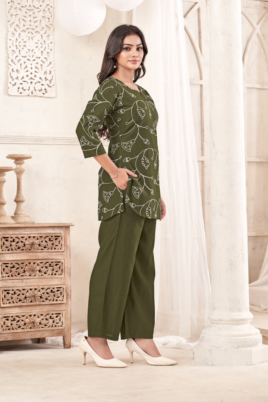 Women Verican Cotton Co-Ord Set | Premium Soft Breathable Casual Travel & Lounge Wear