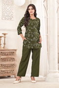 Women Verican Cotton Co-Ord Set | Premium Soft Breathable Casual Travel & Lounge Wear
